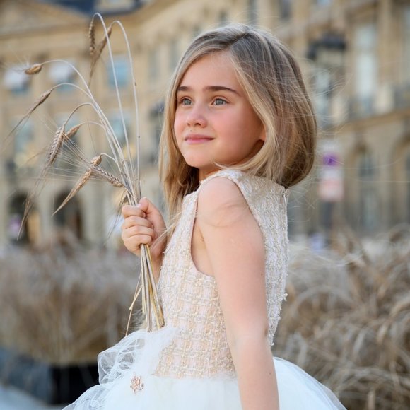 Luxury Girls Dress - The Ascot - Picture 1 of 2